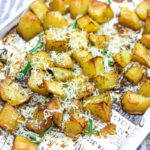 Roasted Garlic Parmesan Potatoes