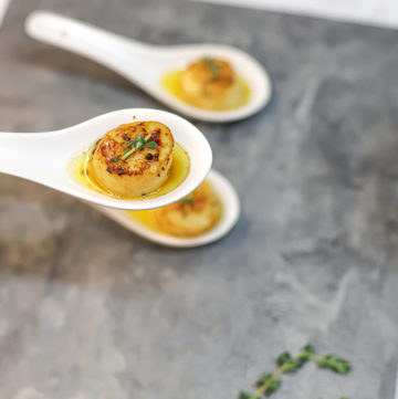 Lemon Garlic Butter Scallops