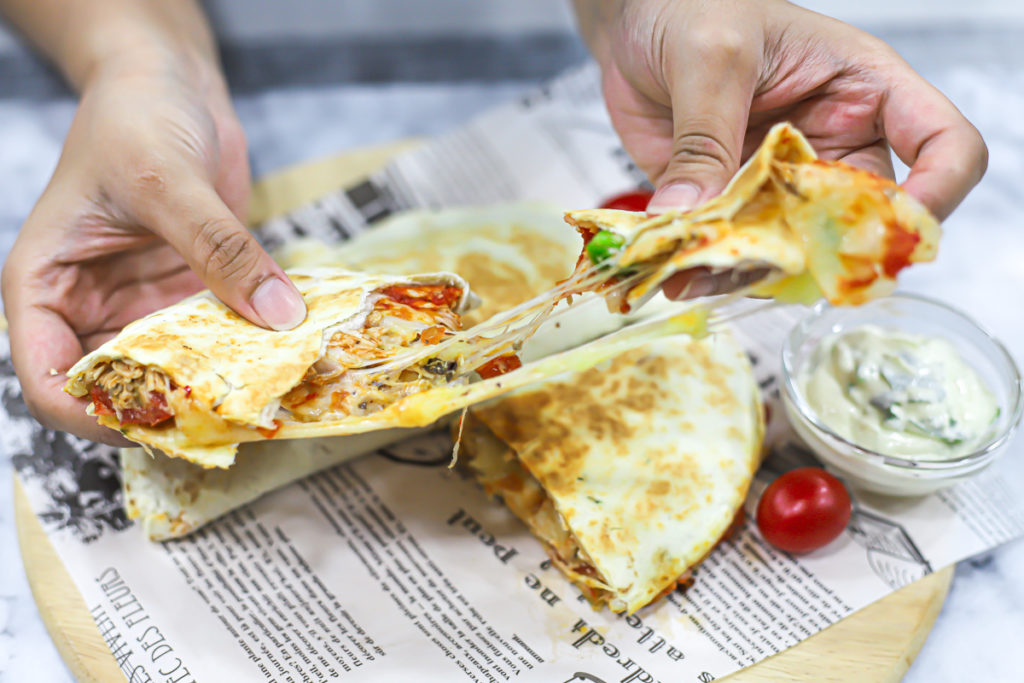 Chipotle Chicken Quesadillas
