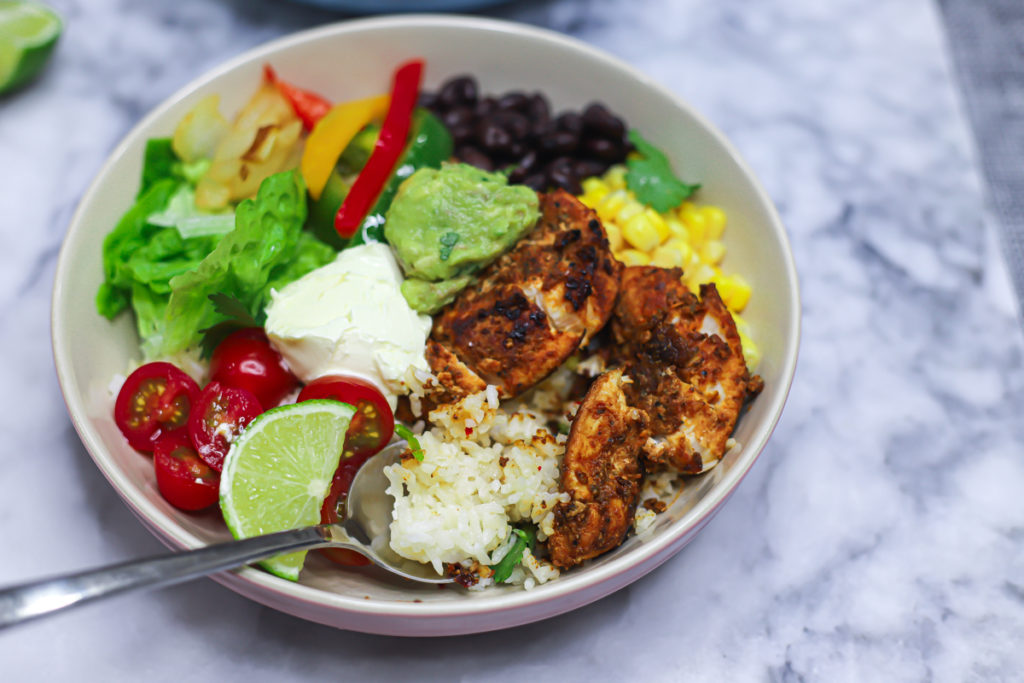 Fajita Chicken Burrito Bowl