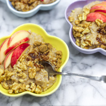 Peach Cinnamon Oatmeal