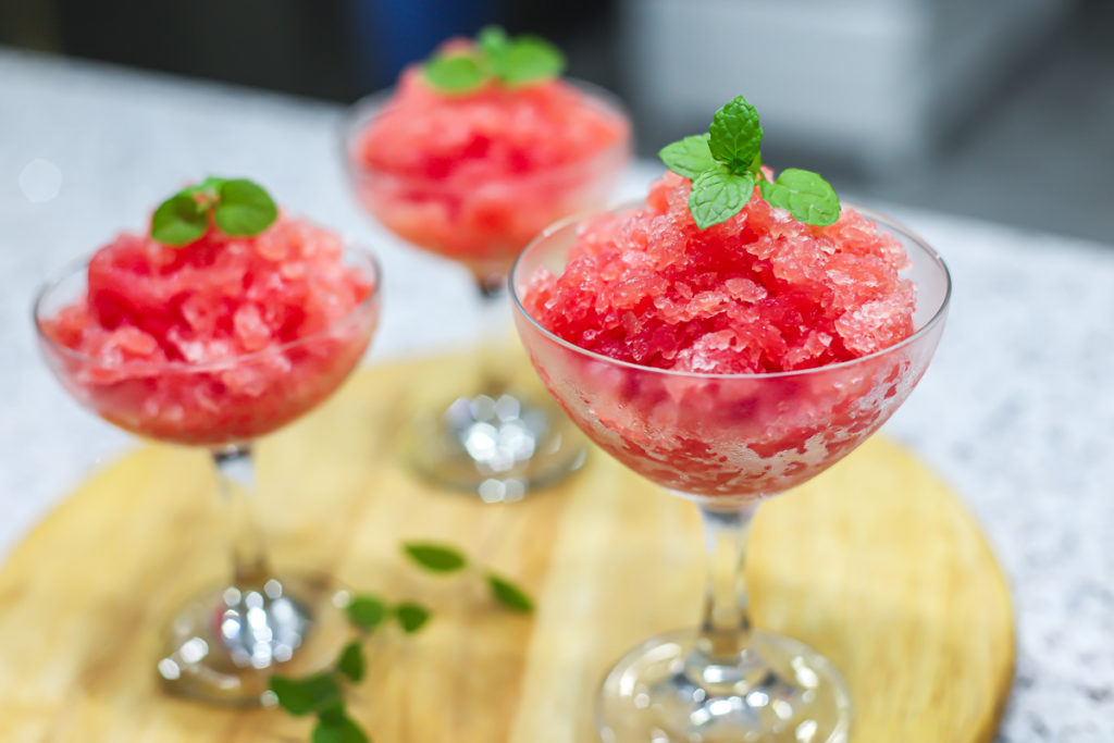 Watermelon Lime Granita
