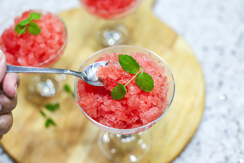 Watermelon Lime Granita