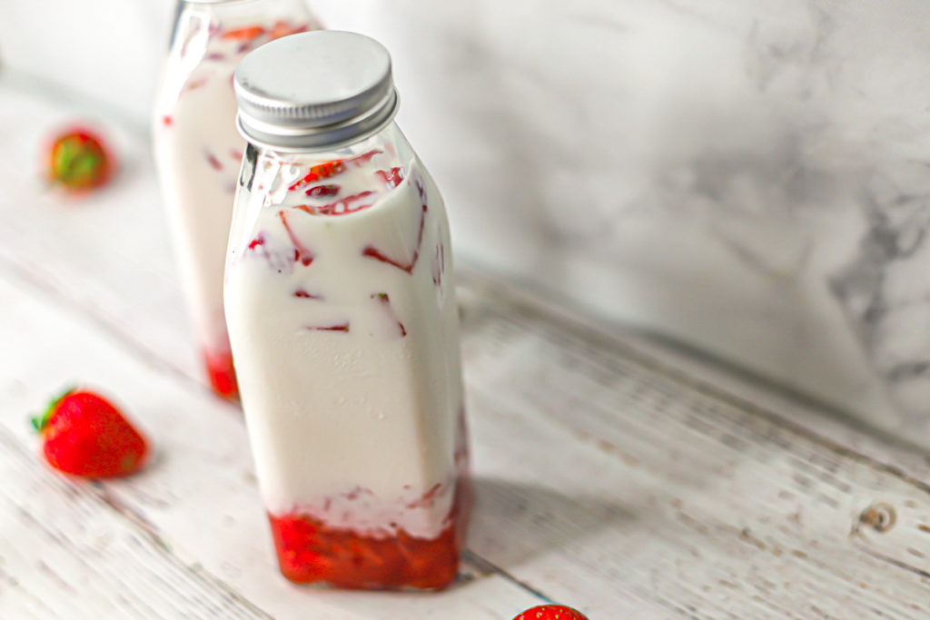 Korean Strawberry Milk Recipe