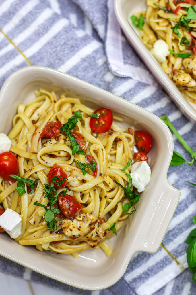 Caprese Chicken Pasta