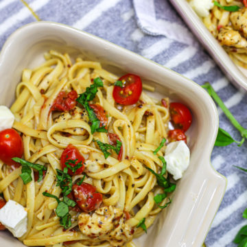 Caprese Chicken Pasta