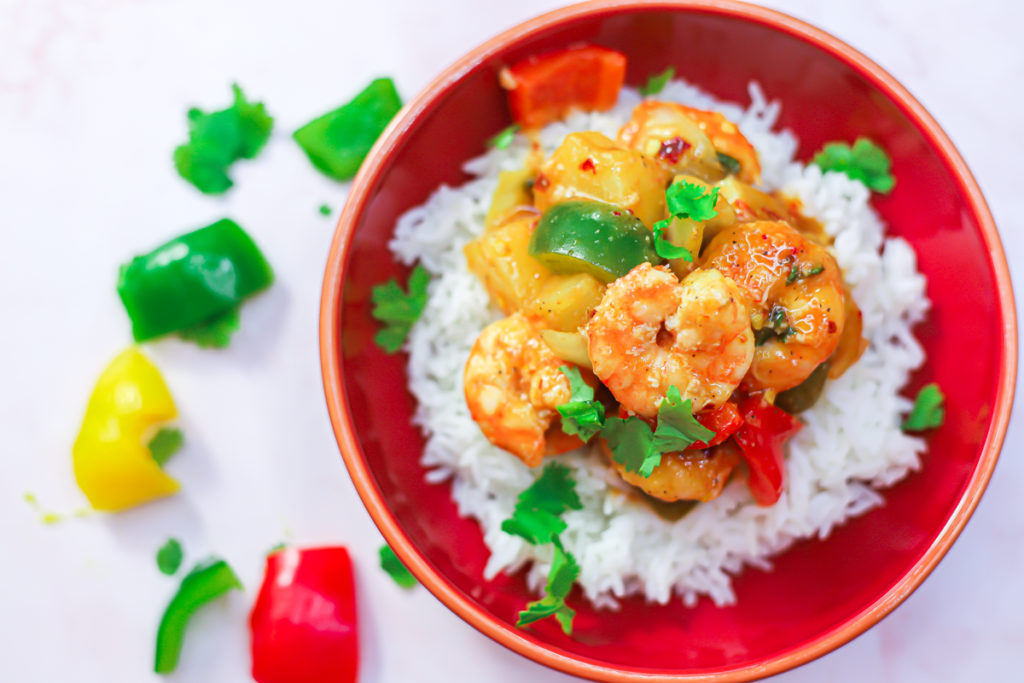 Easy Sweet Sour Prawns