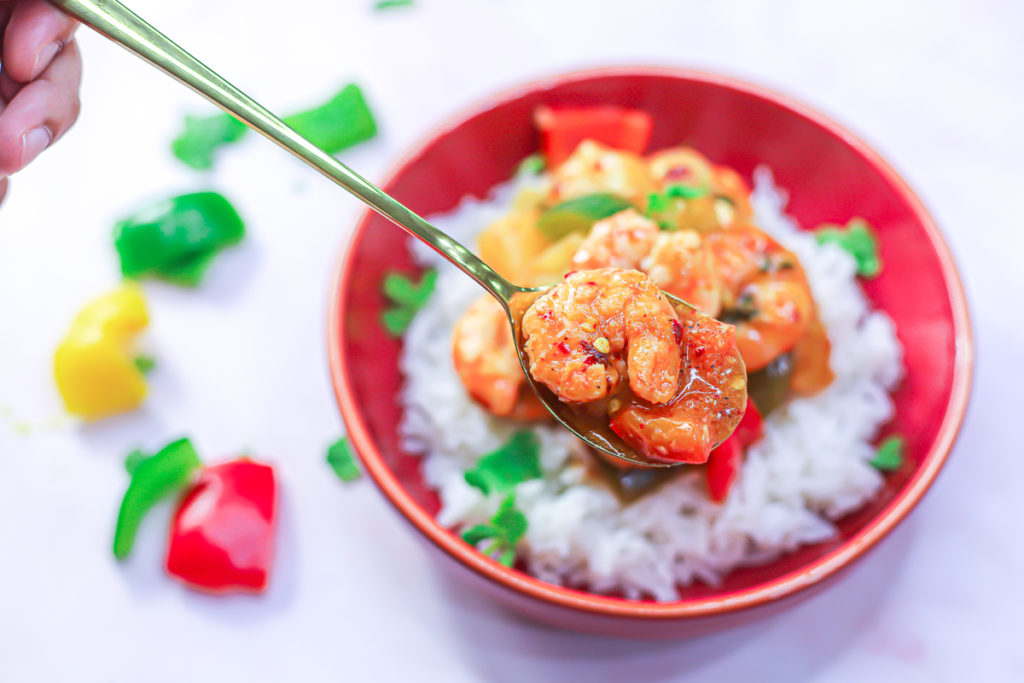 Easy Sweet Sour Prawns