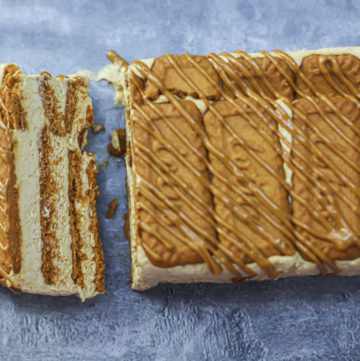 3-Ingredient Biscoff Icebox Cake