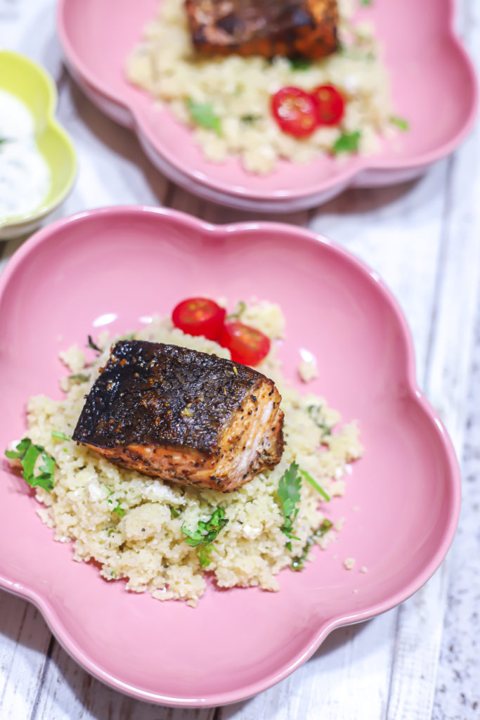 Salmon with Lemon Couscous