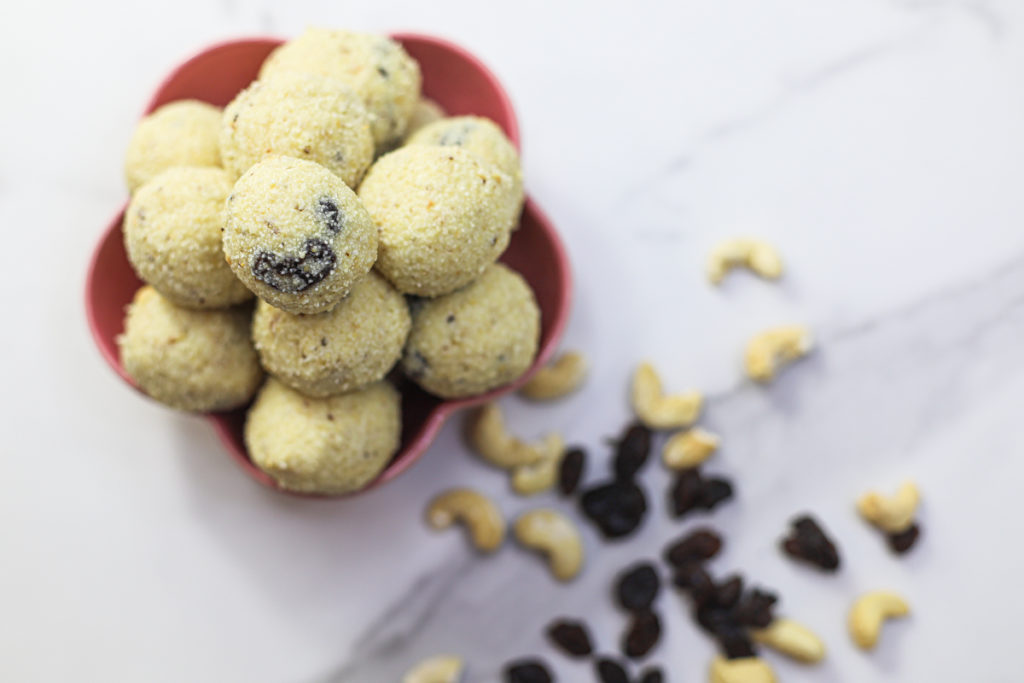 Suji Ladoo - Semolina Ladoo