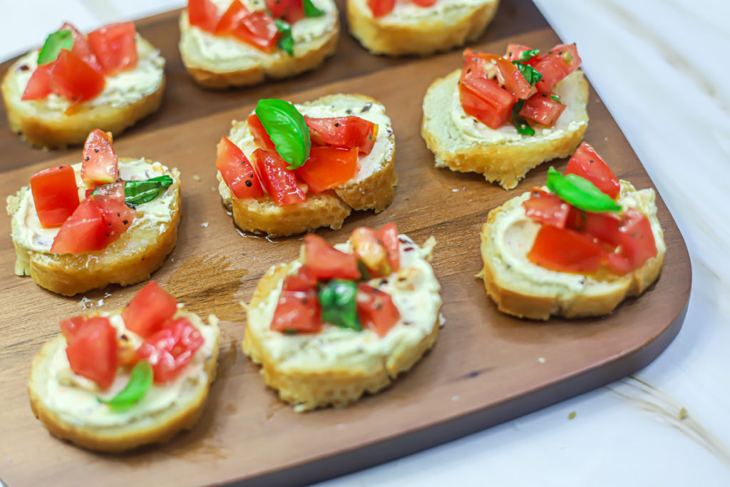 Cream Cheese Bruschetta