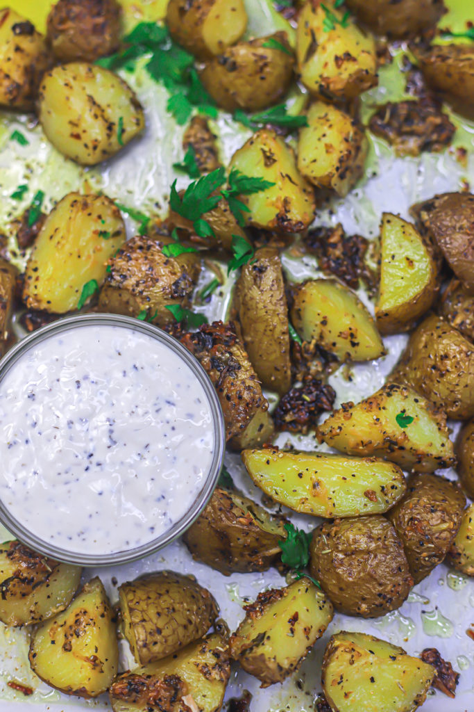 Lemon Parmesan Roasted Potatoes