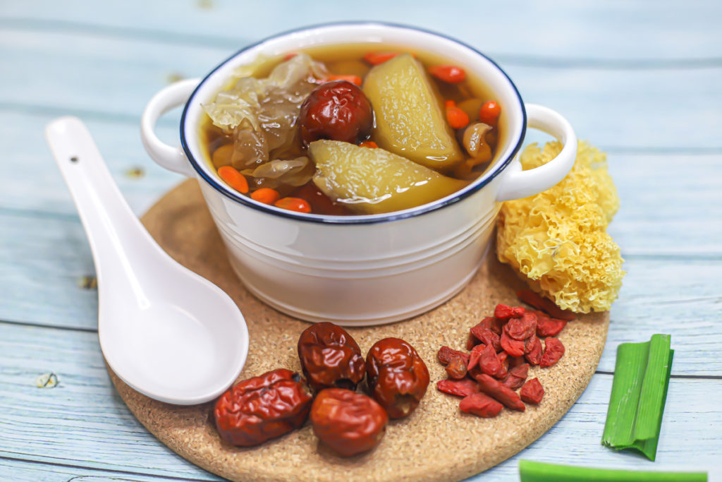 Pear and Snow Fungus Dessert